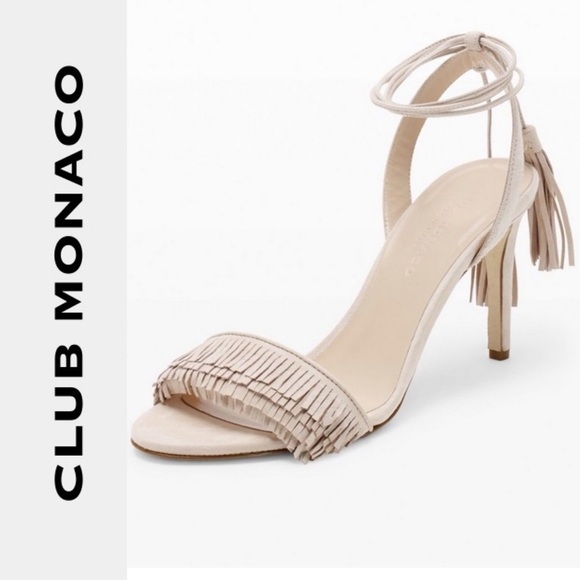 Club Monoco Journie Fringe Tie Up Sandals - Picture 1 of 14